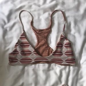 Acacia swimwear medium tribal bikini top
